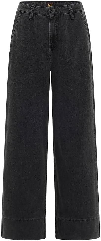 Lee Damen Utility Stella A Line Jeans 30W / 33L Schwarz, 30W / 33L Schwarz