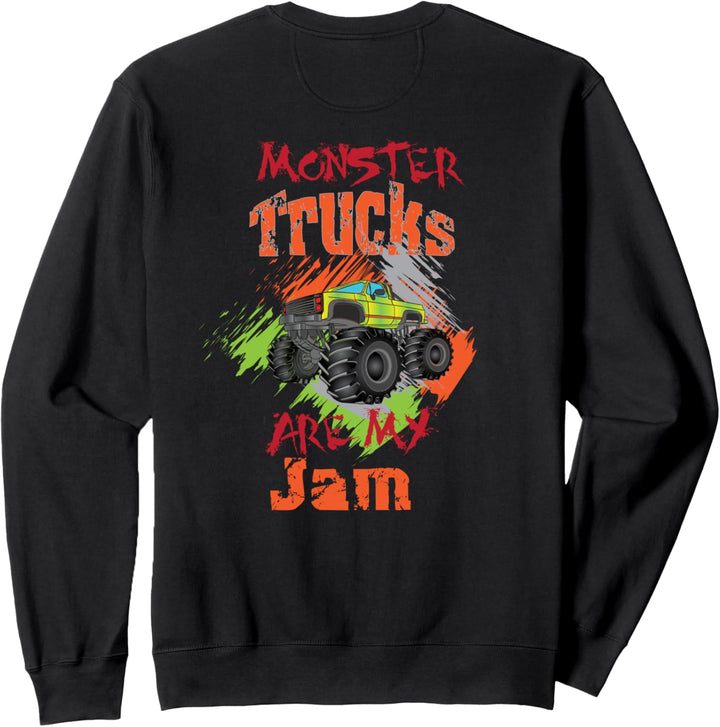 Monster Trucks for Boys Birthday Gift Sweatshirt