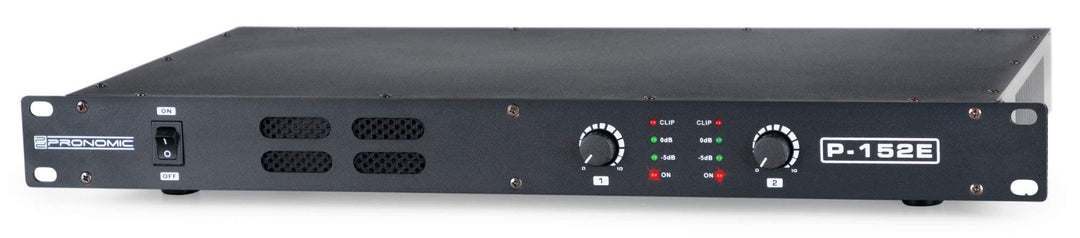 Pronomic P-152E MKII Endstufe - 2-Kanal Endstufe - Leistung RMS/4 Ohm: 2x 150 Watt - Besonders geeig