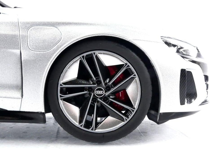 Norev kompatibel mit Audi RS E-tron GT 2021 Silber Modellauto 1:18
