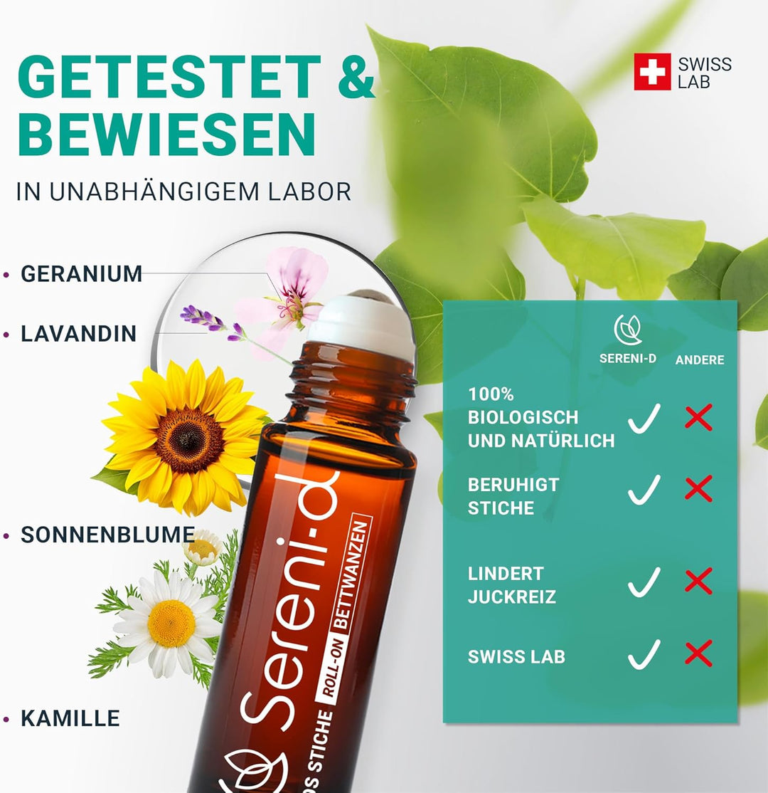 ROLL-ON Apaisant Bettwanzenbisse - Lindert Bettwanzenbisse sofort - 5mL