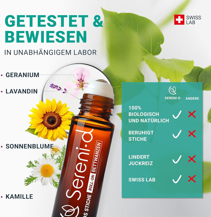 ROLL-ON Apaisant Bettwanzenbisse - Lindert Bettwanzenbisse sofort - 5mL