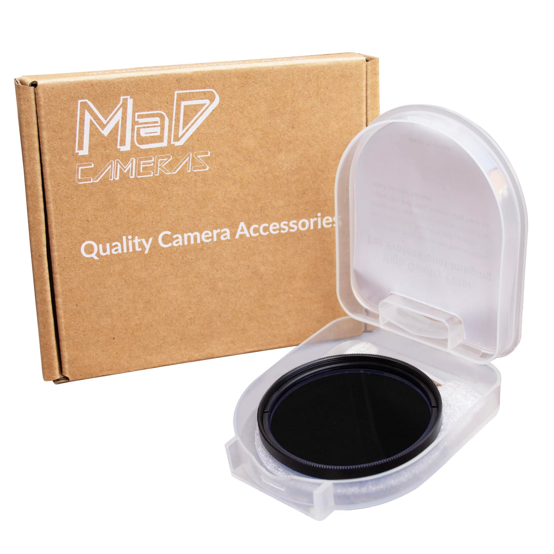 MaD Camera - 52mm R85 IR Infrarotfilter - 850nm Premium DSLR-Objektivfilter für kontrastreiche Schwa