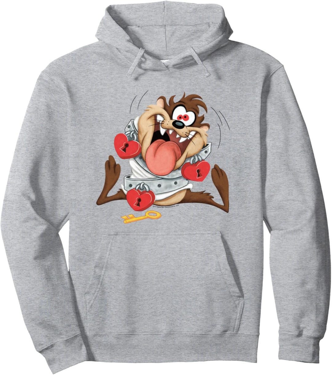 Looney Tunes Taz Love Locked Valentine's Day Pullover Hoodie