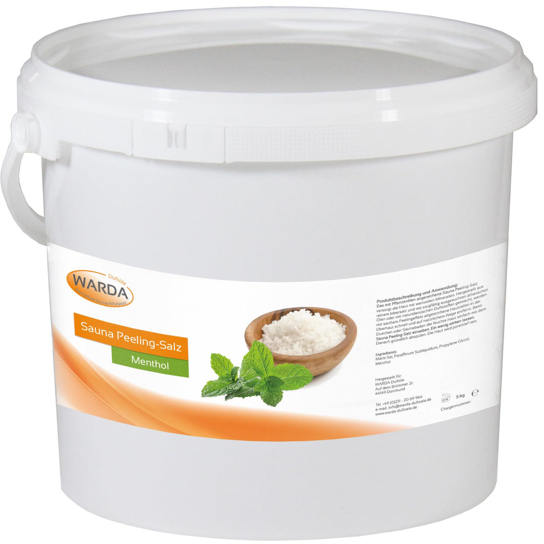 Warda Sauna – Peeling Salz Menthol Hautpflege 5 Kg