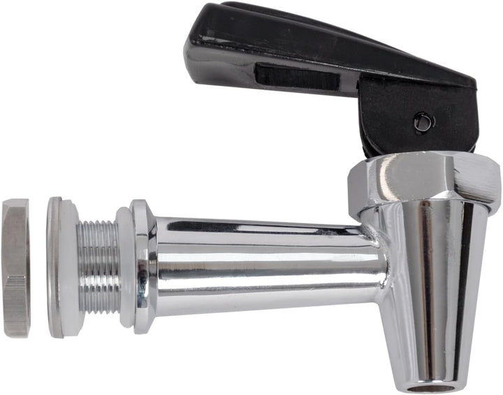 Beeketal 'BMK-50A' Milchkanne Transportkanne 50 Liter aus Edelstahl mit Ablasshahn, auslaufsicherer