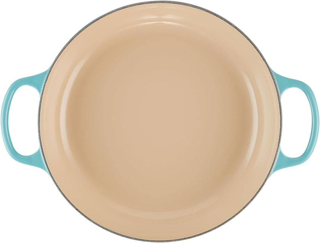 Le Creuset Signature Gusseisen Gourmet-Profitopf, Rund, Ø 30 cm, 3,5 l, Für alle Herdarten inkl. Ind