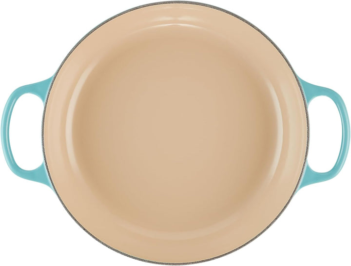 Le Creuset Signature Gusseisen Gourmet-Profitopf, Rund, Ø 30 cm, 3,5 l, Für alle Herdarten inkl. Ind