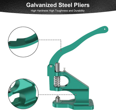 Ösenpresse Ösenstanze Nietenpresse Druckknopfpresse, manuelle Zahnstangenpresse Handöse Ösenmaschine