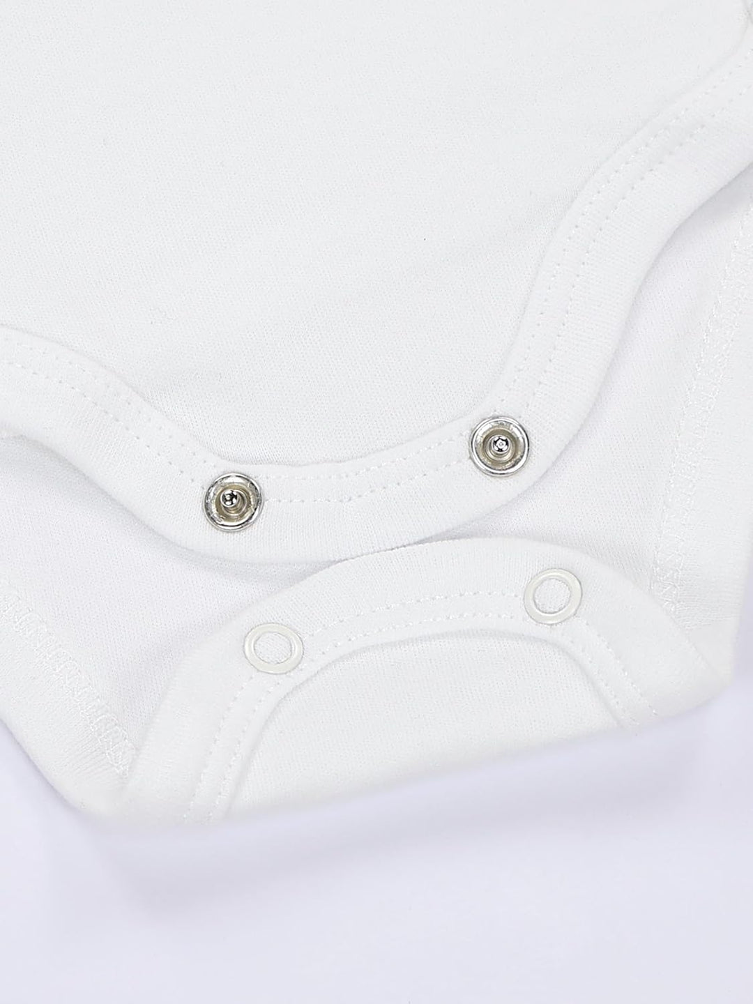 TupTam Baby Body Kurzarm 5er Pack – Wickelbody Body Baby aus Baumwolle für Jungen und Mädchen 50 Wei