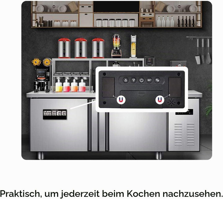 Jayron Retirement Timer 9.999 Tage Digitale Countdown Uhr Laute Alarme,Magnet Adsorption Stoppuhr Ti