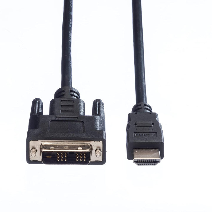 VALUE Kabel DVI (18+1) ST - HDMI ST, schwarz, 3 m, 3 m