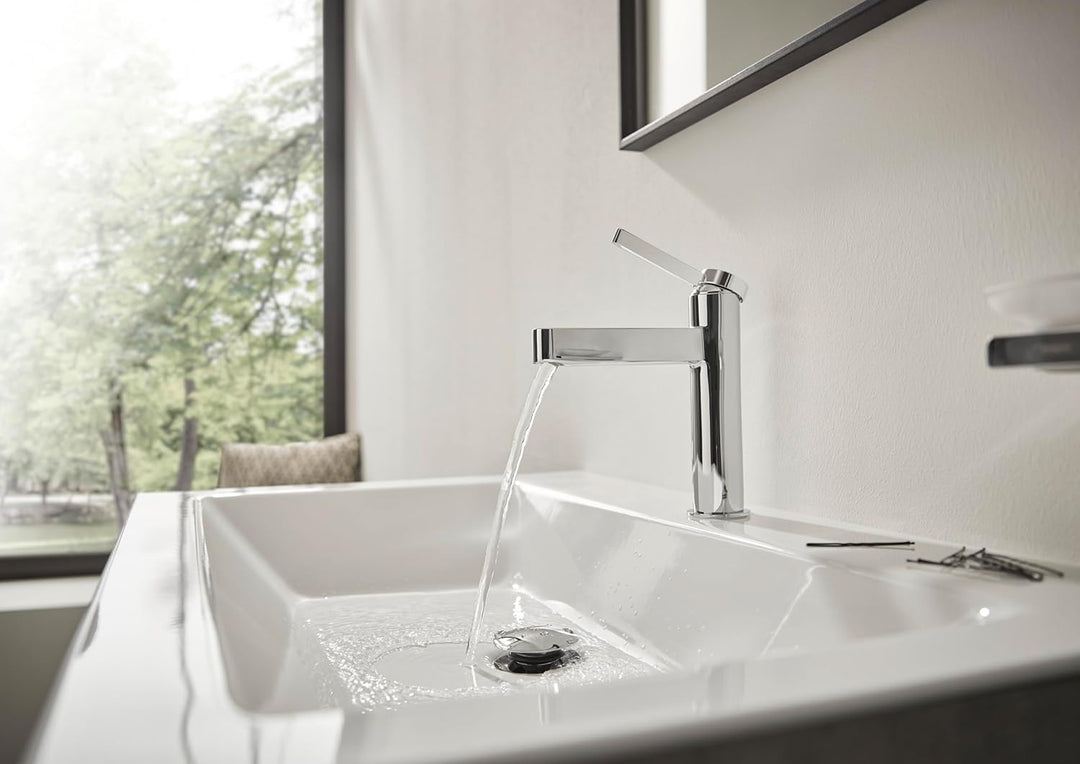 hansgrohe Standventil Finoris, Wasserhahn für Kaltwasser mit Auslauf Höhe 100 mm, Armatur wasserspar
