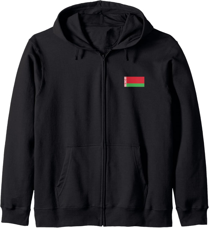 Bilorussische Republik Weissrussland Flagge für Herren Damen Kapuzenjacke