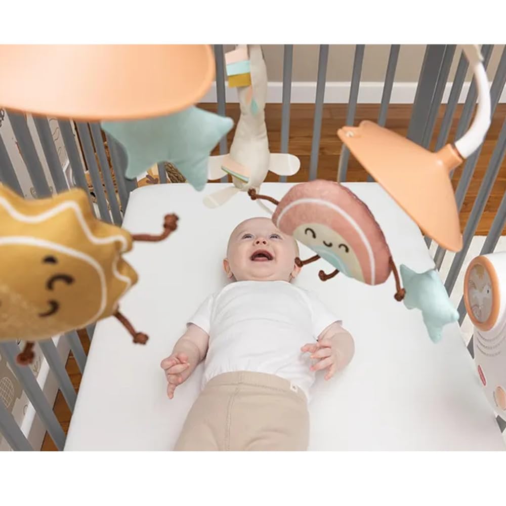 Tiny Love Classic Mobile, Baby-Mobile für das Bettchen, ab 0 Monaten, tragbares Musik-Mobile für den