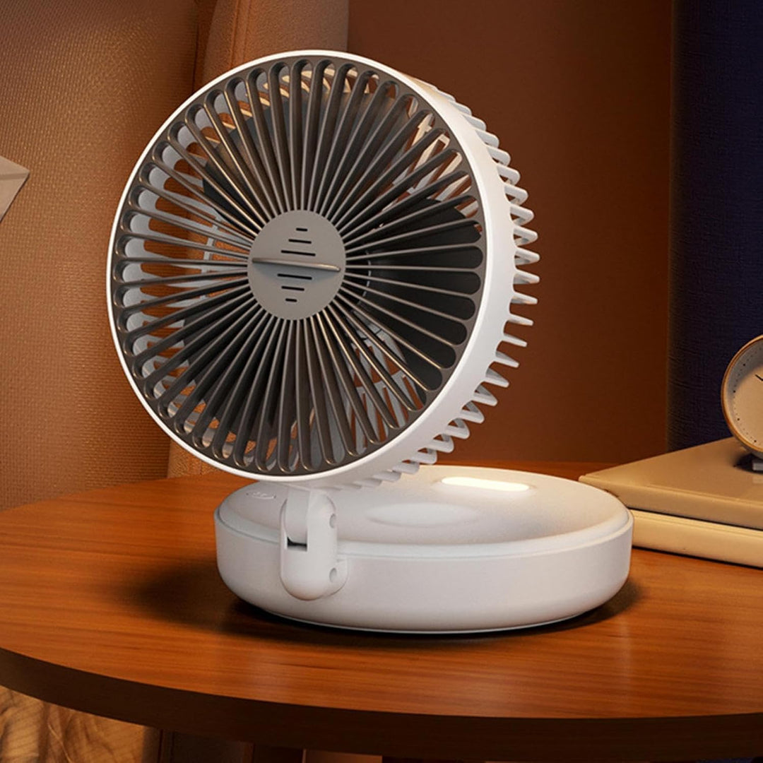 Tisch-Luftzirkulator-Ventilator, leiser Tischventilator mit Aromatherapie-Box, 5 Geschwindigkeiten,