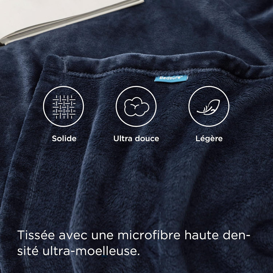 BEDSURE Kuscheldecke Flauschig Decke Fleecedecke - Wohndecke Warm Winter Weich, Sofadecke Kleine, Co