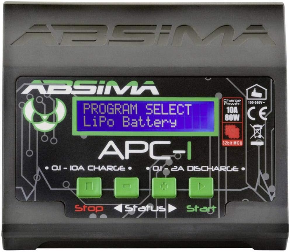 Absima 4000013 4000013-Absima Multifunktionsladegerät APC-1-Zubehör RC Autos, Mehrfarbig