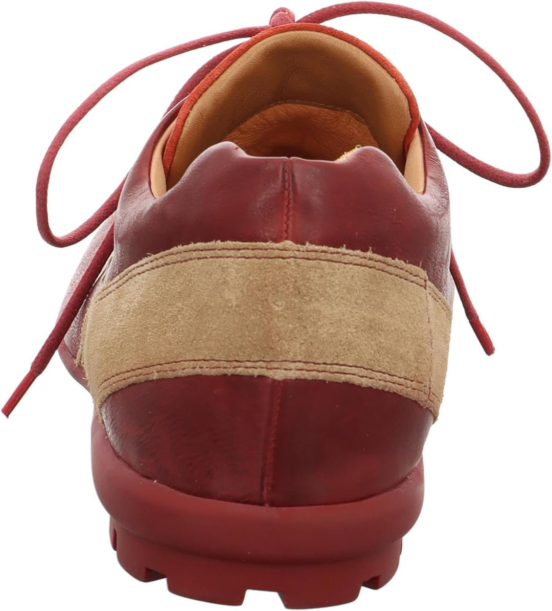 Think! Herren Kong Nachhaltige Wechselfussbett Schnürhalbschuhe 42 EU Weit Rot 048612, 42 EU Weit Ro