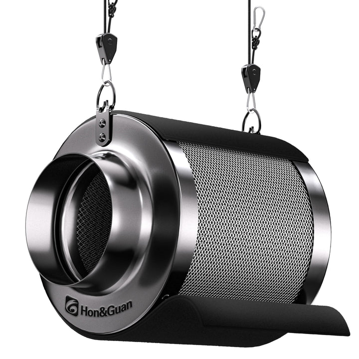 Hon&Guan Aktivkohlefilter Grow 150mm X 200mm, Kohlefilter mit 38mm Dickes RC48 Leichtes Carbon für G