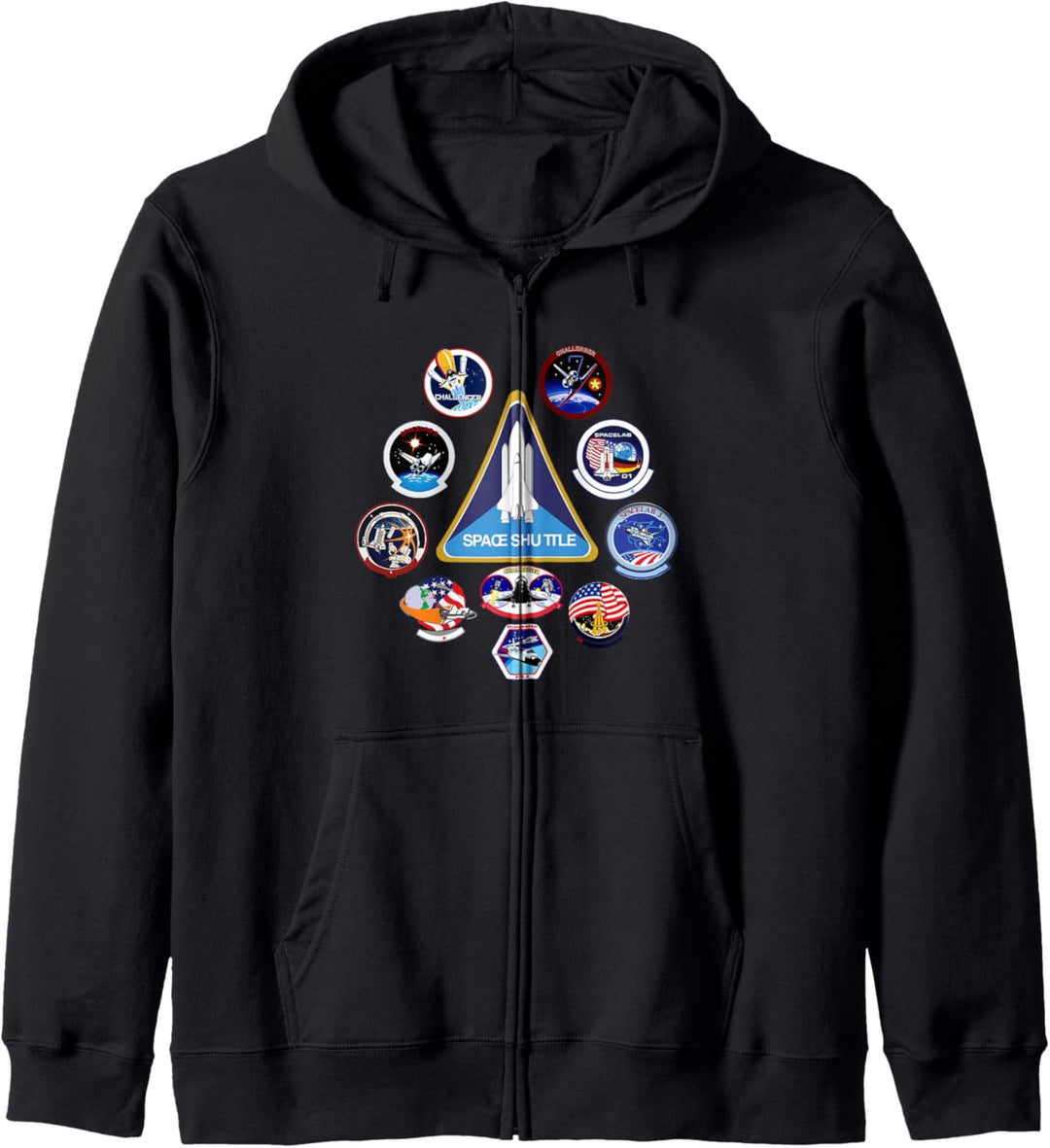 NASA Challenger Space Shuttle Missionen Kapuzenjacke