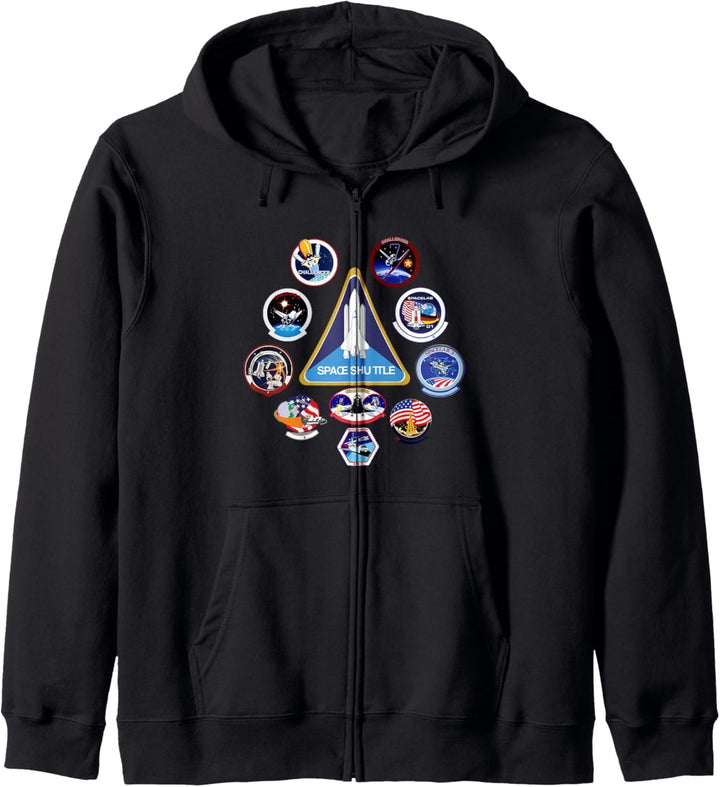 NASA Challenger Space Shuttle Missionen Kapuzenjacke