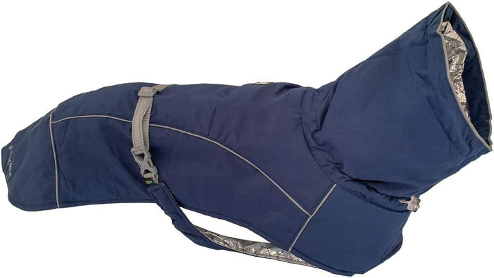Croci Hiking Hundemantel, wasserdicht, Makalu, temperaturregulierendes Futter, Dunkelblau, 90 cm Bla