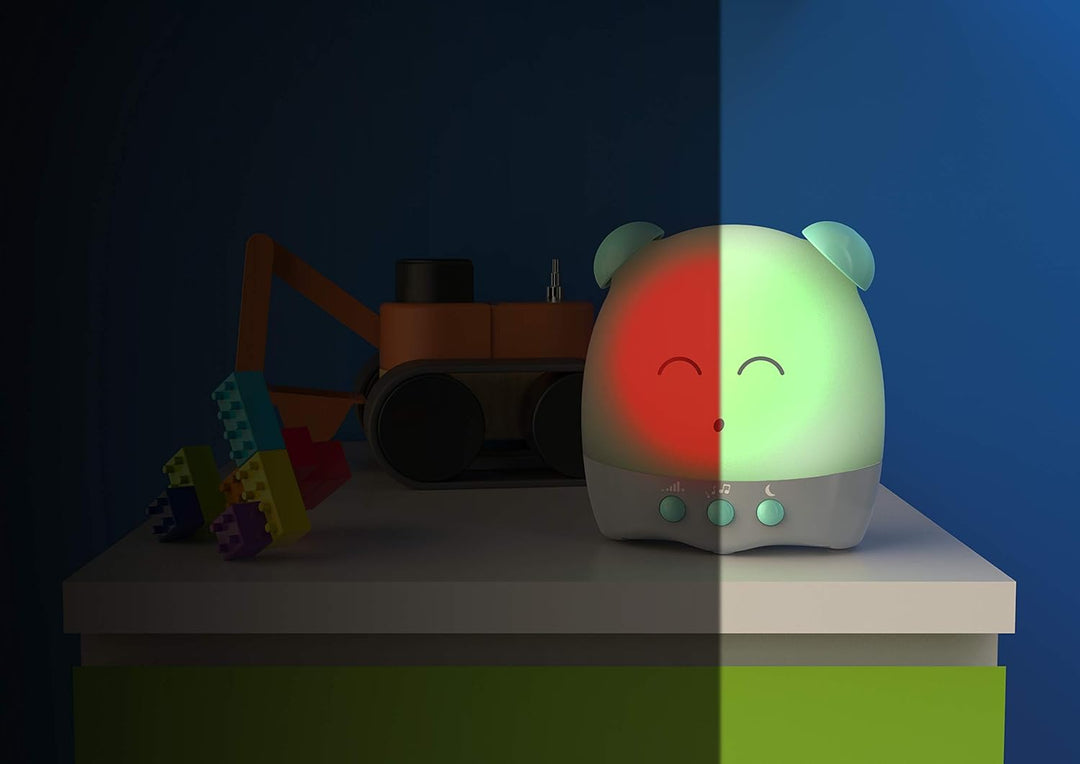 Tiny Boo DES17230 Schlaftrainer mit Licht und sanften Melodien, Kinderwecker mit Musik, Wecker mit L