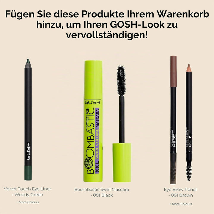 GOSH Eyedentity Lidschatten-Palette 003 BE HAPPY mit 9 perfekt abgestimmten Farben in Matt & Metalli