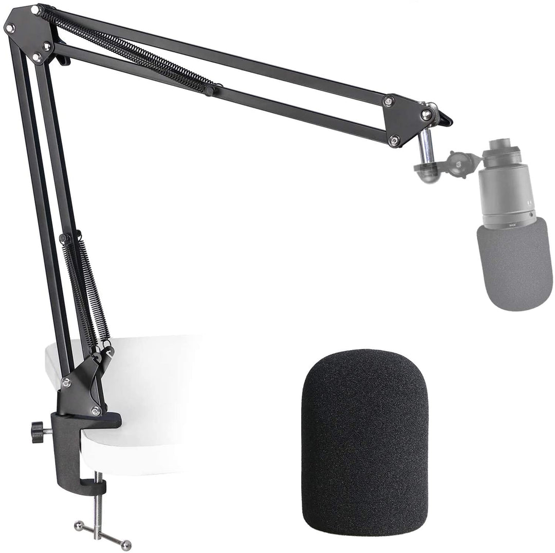 AT2020 Mikrofonständer mit Popschutz - Mikrofonarm mit Pop Filter für Audio Technica AT2020 AT2020US