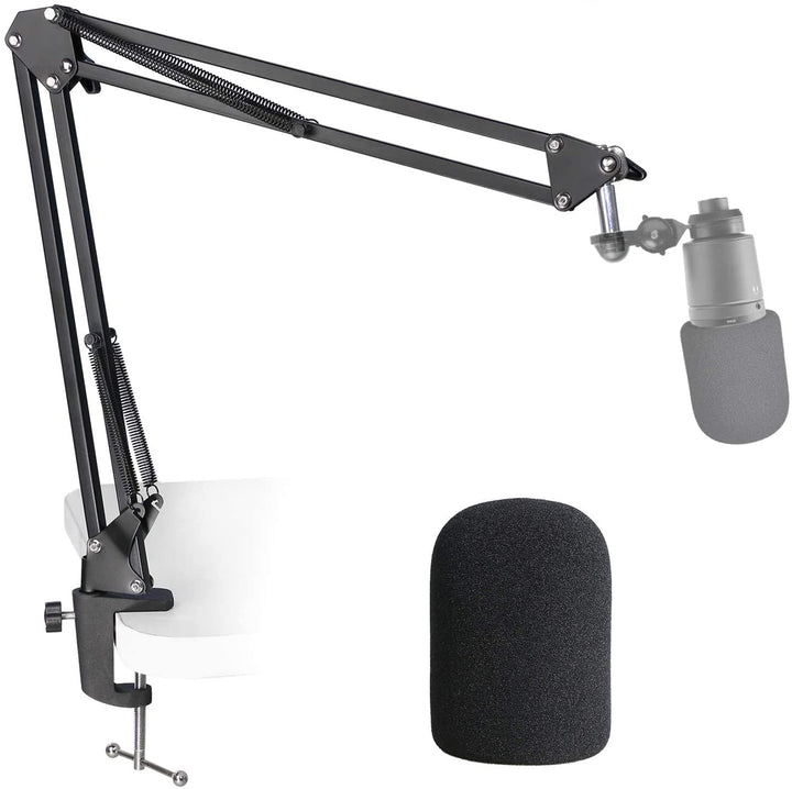 AT2020 Mikrofonständer mit Popschutz - Mikrofonarm mit Pop Filter für Audio Technica AT2020 AT2020US