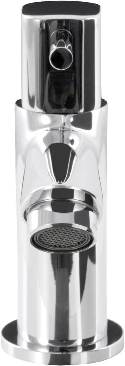 'aquaSu® Standventil Logo mit Wasserspar-Mischdüse, Kaltwasserarmatur mit Keramikkartusche, Einhebel