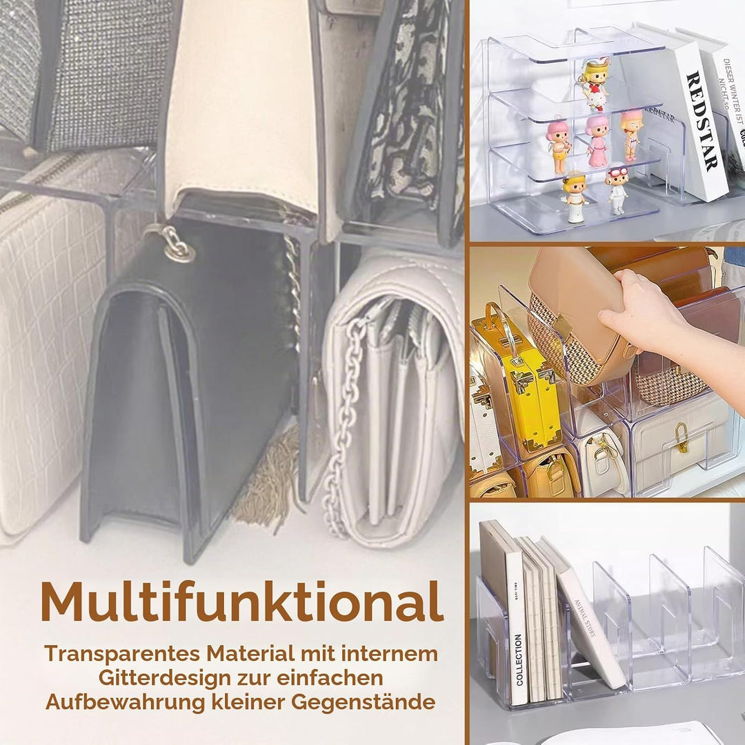 Regalteiler Für Schrank, Verstellbare Geldbörsen-Organizer, Handtaschen-Trenner, Regalteiler Regalsy