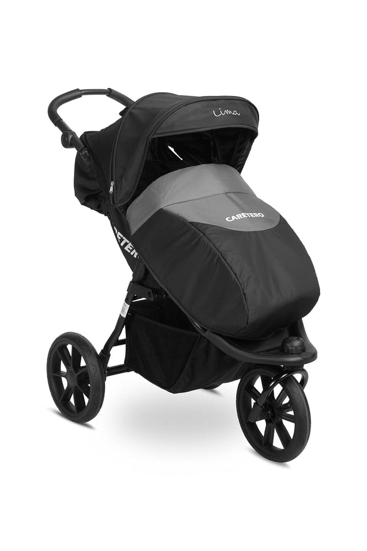CARETERO ELMA Kinderwagen Buggy - Buggy mit Liegefunktion - Klappbar, mit Regenschutz, Beinabdeckung