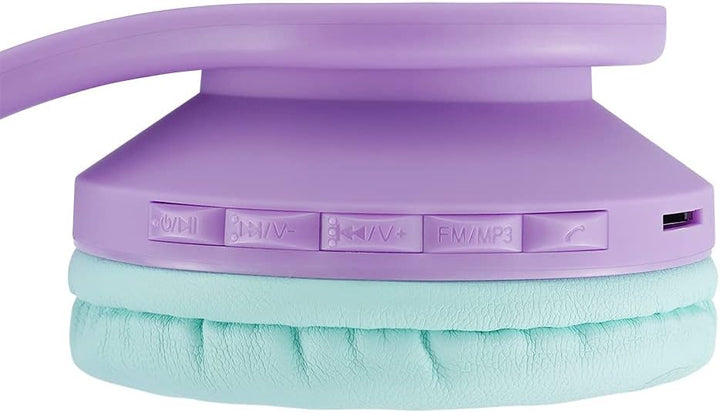 PowerLocus Bluetooth Kopfhörer Kinder, Kinderkopfhörer Over-Ear mit 85dB Lautstärkebegrenzung, Faltb