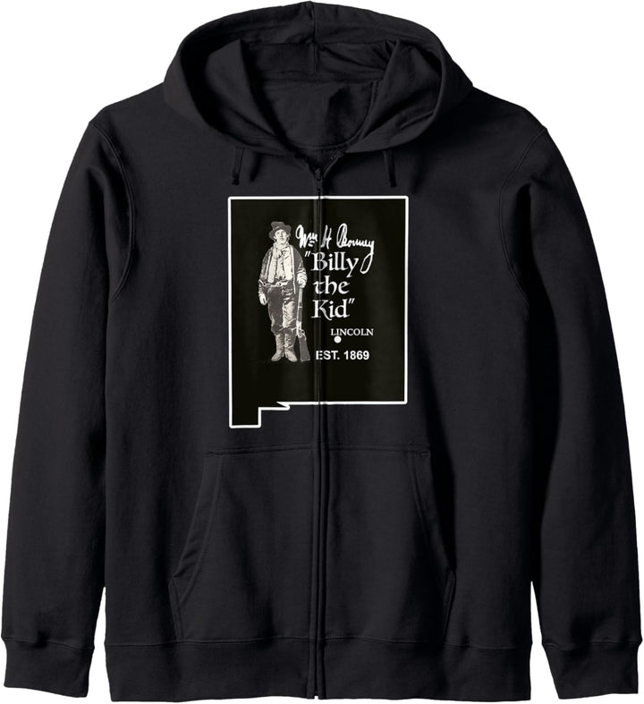 William Billy das Kind Bonney Lincoln New Mexico Est 1869 Kapuzenjacke
