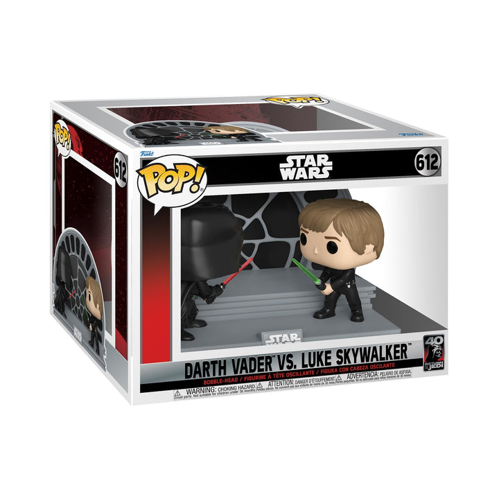 Funko Pop! Moment: RotJ 40th - Luke Vs Vader - Star Wars - Vinyl-Sammelfigur - Geschenkidee - Offizi