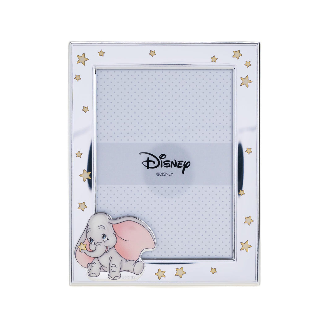 VALENTI & CO. Disney Baby - Dumbo Bilderrahmen Silber für Kinder, Geschenkidee Taufe, Geburt oder Ge