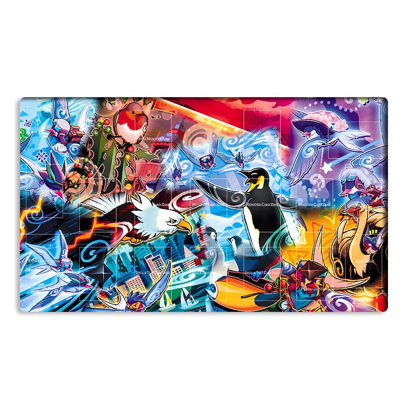 Mlikemat Playmat Floowandereeze TCG CCG OCG Sammelkartenspielmatte mit Zonen + gratis Tasche (ZD014-