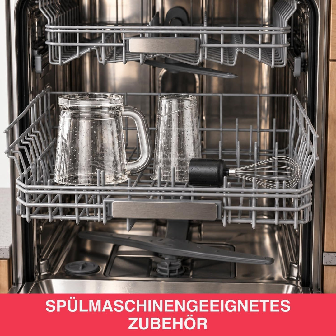 Black &amp; Decker BXHBA1501E Mélangeur par Immersion 1500 W Noir, Transparent