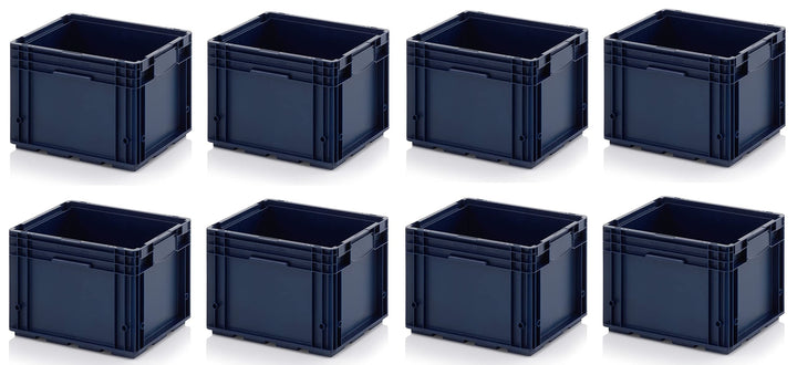 Auer Packaging 8x R-KLT Behälter 40 x 30 x 28 * Kleinladungsträger blau 40x30x28 Eurobehälter Indust