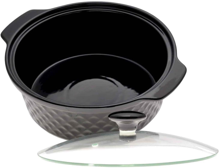 4BIG.fun Speisewärmer aus Keramik 2,3 L Chafing Dish Buffet-Set Keramik-Chafer Buffetwärmer Warmhalt