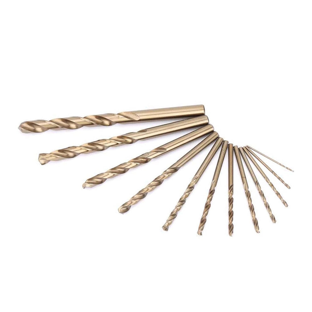 74 Stück Hochgeschwindigkeitsstahl M35 Kobalt-Spiralbohrer Set Spiralbohrer Set Verbrauchsmaterial B