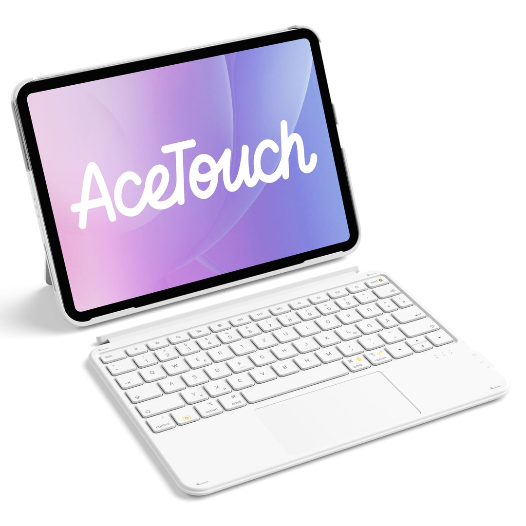 Inateck Hülle mit Tastatur,Ultraleichte Tastatur für iPad 10/11 Generation A16 2025 11 Zoll,iPad Air