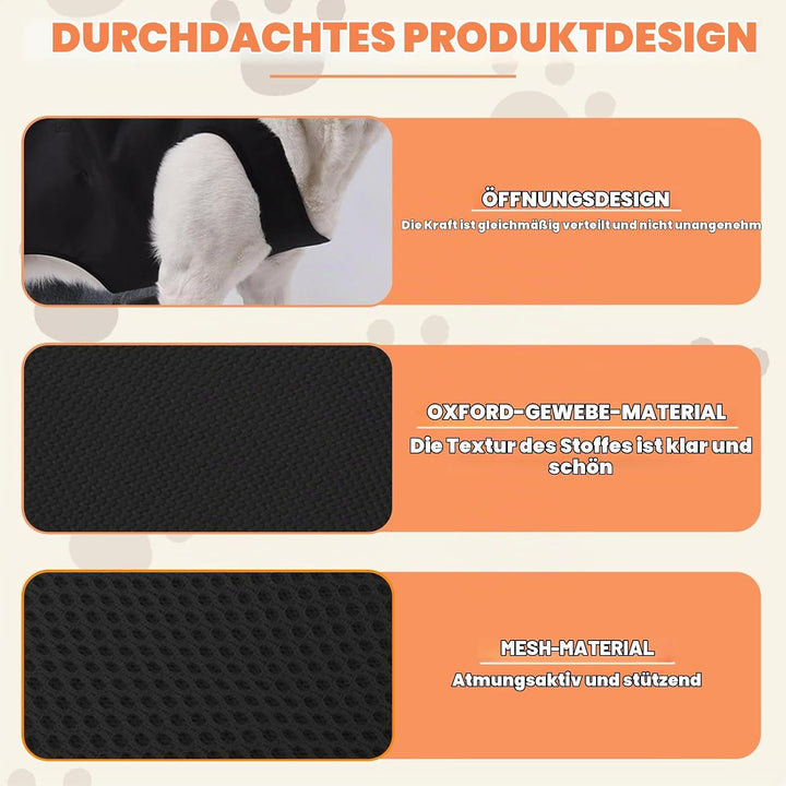 Hunde Tragehilfe, Tragehilfe Hund Treppe Verstellbare Gehhilfe für Hundes, Hundeliftgeschirr für Hin