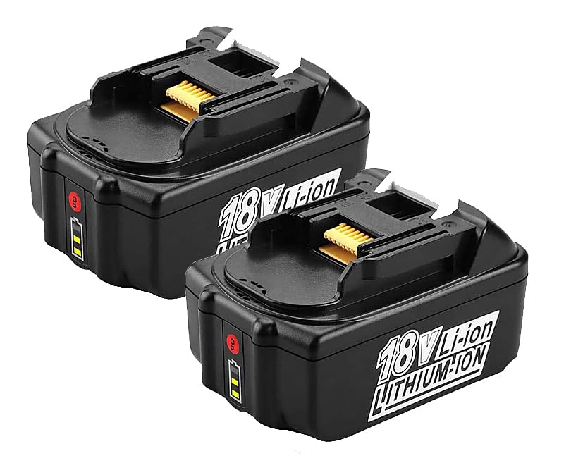 18V 5.0Ah Ersatzakku BL1850B für Makita 18 Volt LXT mit Leistungsanzeige Power Tool Akku BL1860B BL1