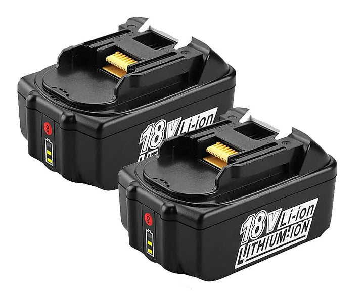 18V 5.0Ah Ersatzakku BL1850B für Makita 18 Volt LXT mit Leistungsanzeige Power Tool Akku BL1860B BL1