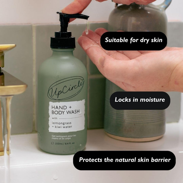 UpCircle - Hand &amp; Body Wash w. Kiwi Water 250 ml