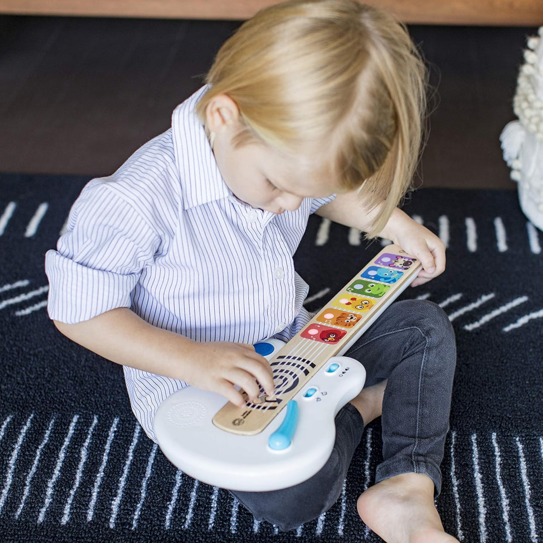 Baby Einstein, Hape, Strum Along Songs Magic Touch Holzspielzeug, Musikspielzeug Gitarre aus Holz, E