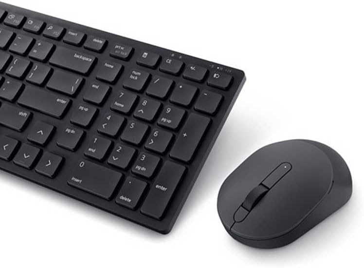 Dell KM555 leise Tastatur und Maus, Spanisch (QWERTY)